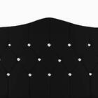 Conjunto Cabeceira Atena E Baú King Size 195 Cm Suedee Preto