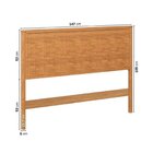 Conjunto Cabeceira Casal Com 2 Mesas De Cabeceira Oiti Cabeca