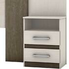 Conjunto Cabeceira Casal Ibiza - Moval - Avelã / Carvalho