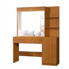 Conjunto Cabeceira Casal/queen Em Mdp Paris E Penteadeira Cam