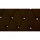 Conjunto Cabeceira E Baú Casal Grécia 140 Cm Corino Marrom