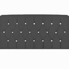 Conjunto Cabeceira E Baú Casal Quenn 160 Cm Cinza Escuro