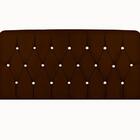 Conjunto Cabeceira E Baú Solteiro Grécia 90 Cm Suedee Marrom