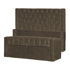 Conjunto Cabeceira E Calçadeira Baú Emma Linho Cores - Ds Est