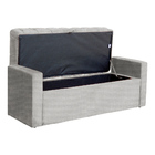 Conjunto Cabeceira E Calçadeira Baú Emma Linho Cores - Ds Est