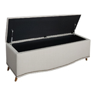 Conjunto Cabeceira E Calçadeira Holanda 1,95 Cm Linho Star Co