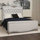 Conjunto Cabeceira E Calçadeira Holanda 1,95 Cm Linho Star Co