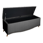 Conjunto Cabeceira E Calçadeira Holanda 1,95 Cm Linho Star Co