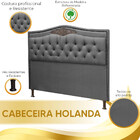 Conjunto Cabeceira E Calçadeira Holanda 1,95 Cm Linho Star Co
