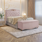 Conjunto Cabeceira E Calçadeira Holanda Casal 140 Cm Para Cam