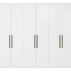 Conjunto Cabeceira E Guarda Roupa Casal Caroline Branco