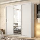 Conjunto Cabeceira E Guarda Roupa Casal Verona Branco