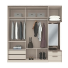 Conjunto Cabeceira E Guarda Roupa Kosmo Off/castanho