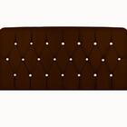 Conjunto Cabeceira E Recamier Casal Quenn 160 Cm Marrom