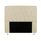 Conjunto Cabeceira E Recamier Solteiro 90 Cm Suedee Bege