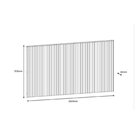 Conjunto Cabeceira Florença Queen/casal + Cômoda + Mesa De Ca