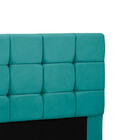 Conjunto Cabeceira Julia + Calçadeira Munique 1,60 Veludo Tur