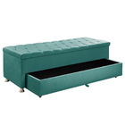 Conjunto Cabeceira Julia + Calçadeira Munique 140cm Veludo St