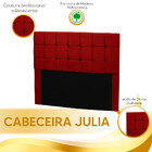 Conjunto Cabeceira Julia + Calçadeira Munique 160cm Veludo St
