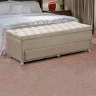 Conjunto Cabeceira Julia + Calçadeira Munique 160cm Veludo St