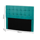 Conjunto Cabeceira Julia + Calçadeira Munique 195cm Veludo St