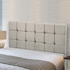 Conjunto Cabeceira Julia + Calçadeira Munique 1 60 Veludo Beg