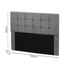 Conjunto Cabeceira Julia + Calçadeira Munique 1 60 Veludo Cin