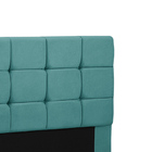 Conjunto Cabeceira Julia + Calçadeira Munique 1 60 Veludo - S