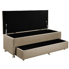 Conjunto Cabeceira Julia + Calçadeira Munique 1 95 Veludo - S