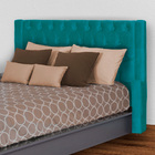 Conjunto Cabeçeira Mais Calçadeira Baú Emma Suede Cores - Ds