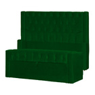 Conjunto Cabeçeira Mais Calçadeira Baú Emma Suede Cores - Ds