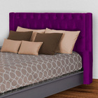 Conjunto Cabeceira Mais Calçadeira Baú Emma Veludo Cores - Ds