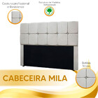 Conjunto Cabeceira Mila + Calçadeira Munique 140cm Veludo Sta