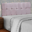 Conjunto Cabeceira Mila + Calçadeira Munique 195cm Veludo Ros