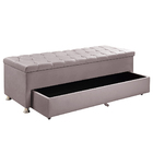 Conjunto Cabeceira Mila + Calçadeira Munique 1 40 Veludo - Vs