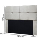 Conjunto Cabeceira Mila + Calçadeira Munique 1 40 Veludo - Vs