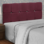 Conjunto Cabeceira Mila + Calçadeira Munique 1 60 Veludo - Sh