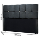 Conjunto Cabeceira Mila + Calçadeira Munique 1 95 Veludo - Sh