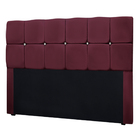 Conjunto Cabeceira Mila + Calçadeira Munique 1 95 Veludo - Sh