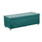 Conjunto Cabeceira Mila + Calçadeira Munique Veludo 160cm Sta