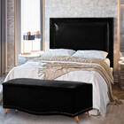 Conjunto Cabeceira New York + Calçadeira Holanda 140cm Materi