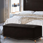 Conjunto Cabeceira New York + Calçadeira Holanda Material Sin