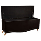 Conjunto Cabeceira New York + Calçadeira Holanda Material Sin