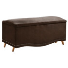 Conjunto Cabeceira New York + Calçadeira Holanda Material Sin