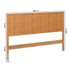 Conjunto Cabeceira Queen Com 2 Mesas De Cabeceira E Cômoda Oi