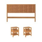 Conjunto Cabeceira Queen Com 2 Mesas De Cabeceira Oiti Cabeca