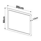 Conjunto Cabeceira Solteiro 90cm E Mesa De Cabeceira 2 Gaveta