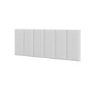 Conjunto Cabeceira Solteiro Laura Proteção Lateral Corino