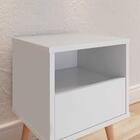 Conjunto Cabeceira Suspensa Bia Cama Casal Box 1,40 E Kit 2 M