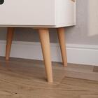 Conjunto Cabeceira Suspensa Cama Casal Box 1,40 Bege E Kit 2